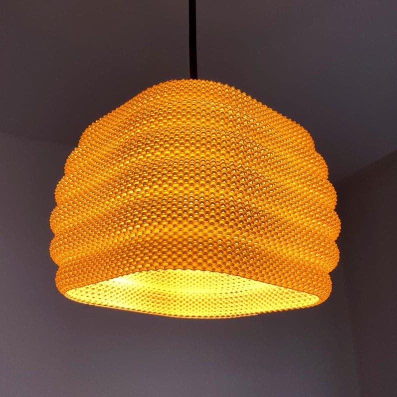 Daira Woven Texture Lampshade, Square Ambient Light