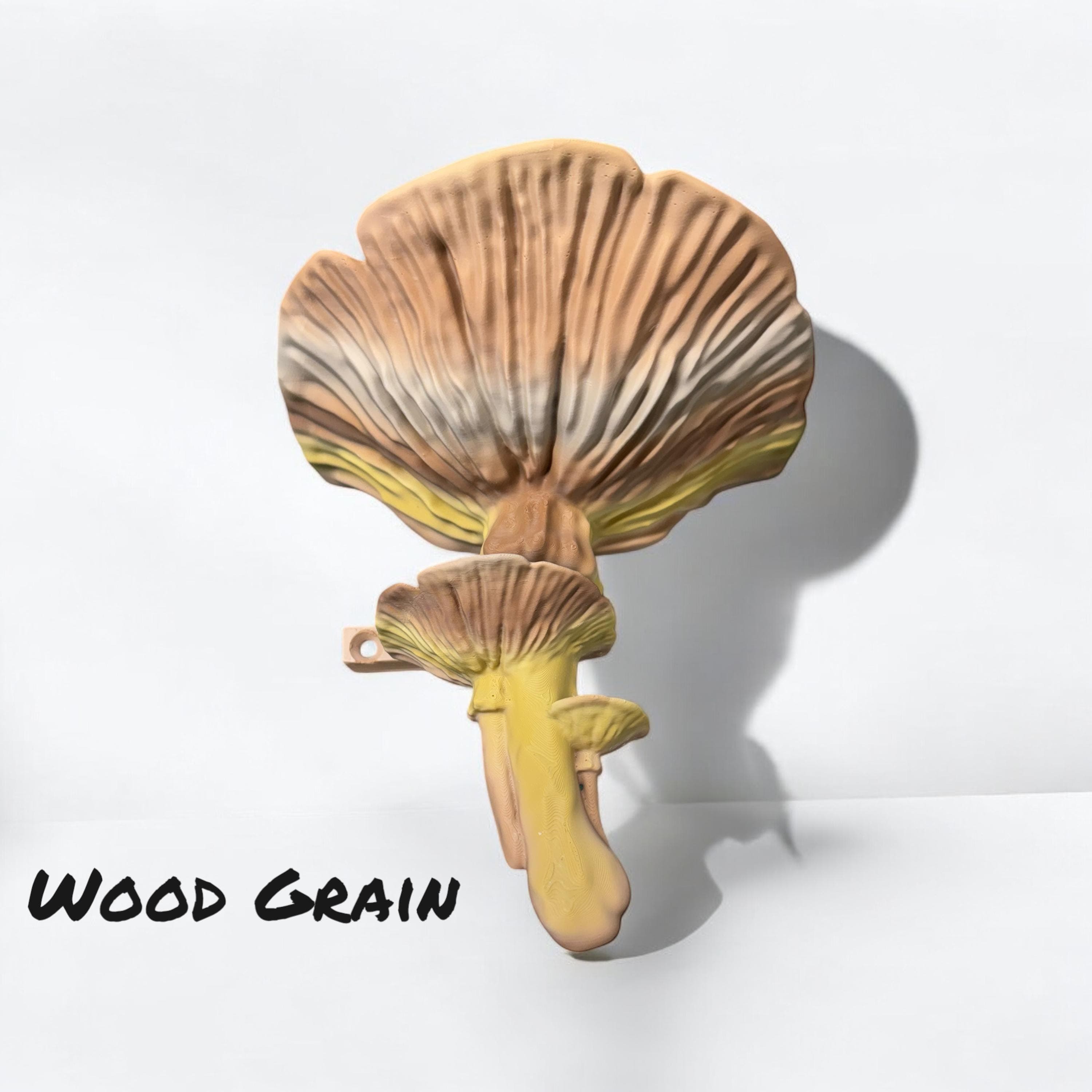 Amanita Mushroom Floating Shelf in 3D Printed PLA