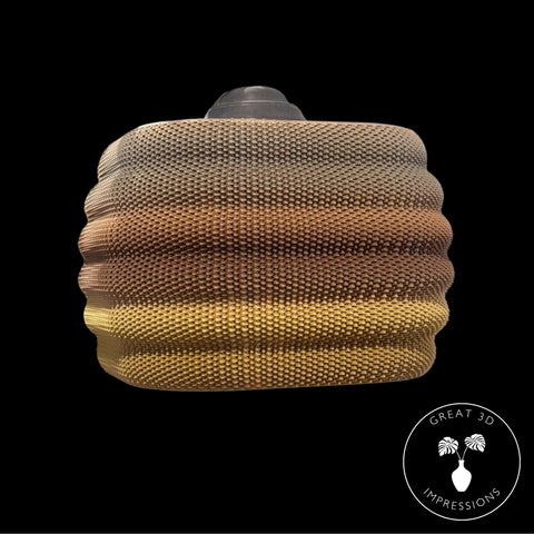 Square Daira Woven Texture Lampshade - Great 3D Impressions