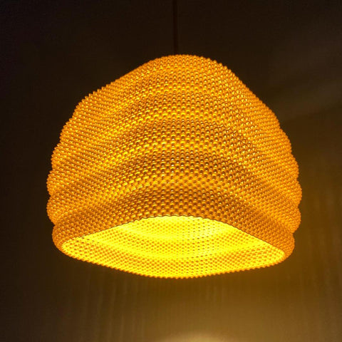 Square Daira Woven Texture Lampshade - Great 3D Impressions